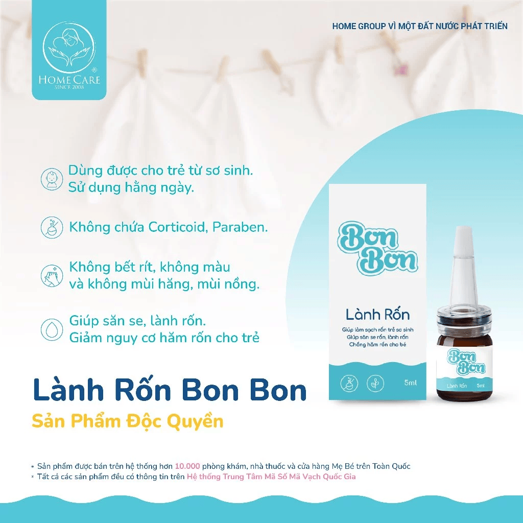 Dung dịch lành rốn Bon Bon
